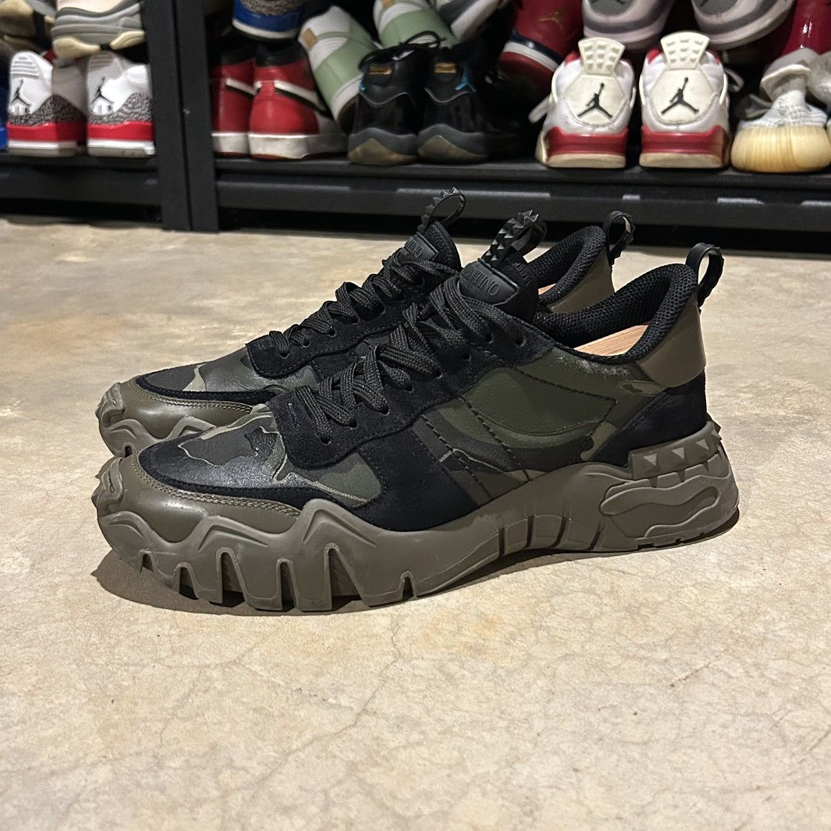 Valentino Valentino Garavani Rockrunner Plus Military Camo Shoes US 10 Size US 10 / EU 43 - 1 Thumbnail