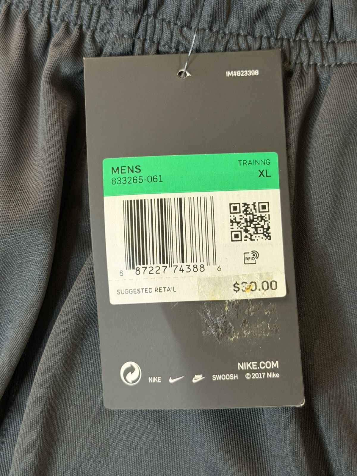 Nike NIKE DRI FIT MENS TRAINING GYM ATHLETIC XL SHORTS STANDARD Size US 36 / EU 52 - 3 Thumbnail