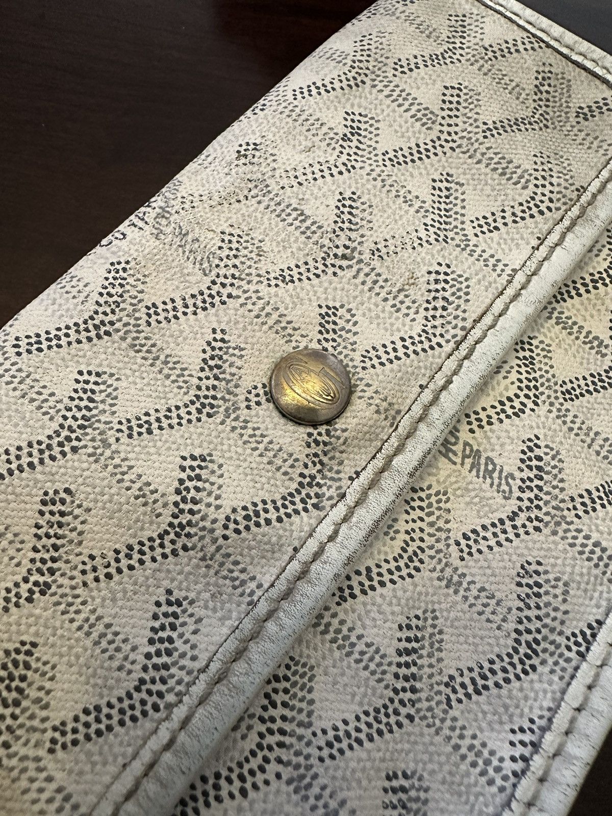 Goyard Goyard Saint Louis Pouch White Wallet Size ONE SIZE - 3 Thumbnail