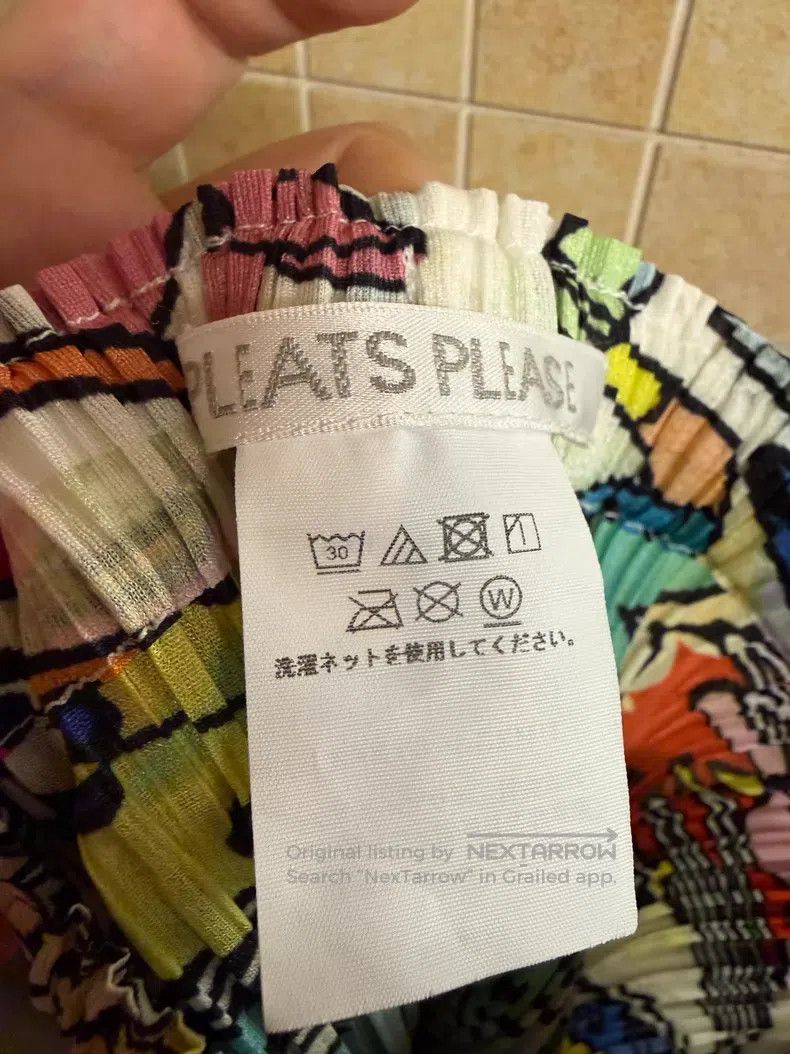 Issey Miyake Issey Miyake size:3 Colorful graffiti pants Size 22" - 3 Thumbnail