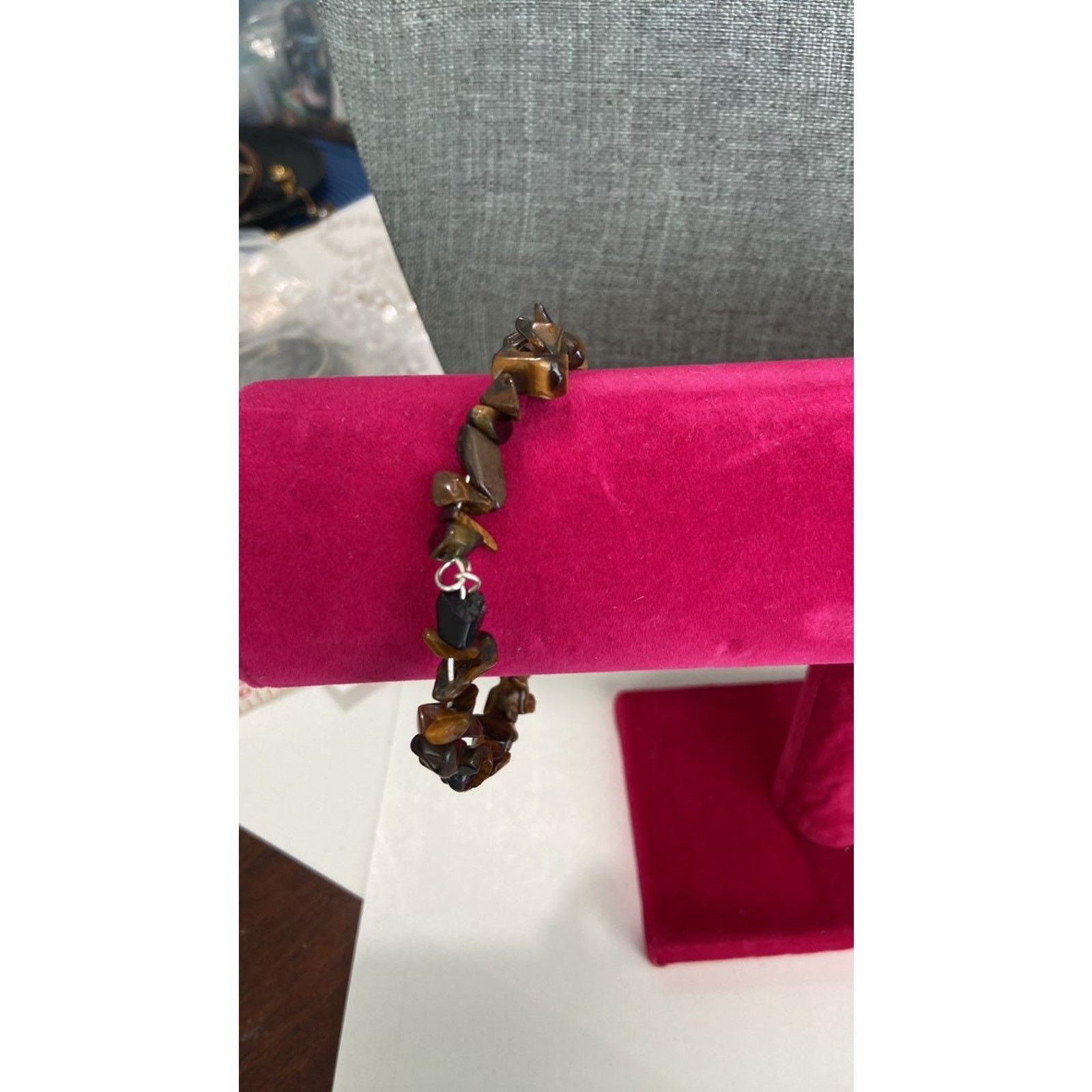 Handmade Handmade tigers eye bangle bracelet Size ONE SIZE - 4 Thumbnail
