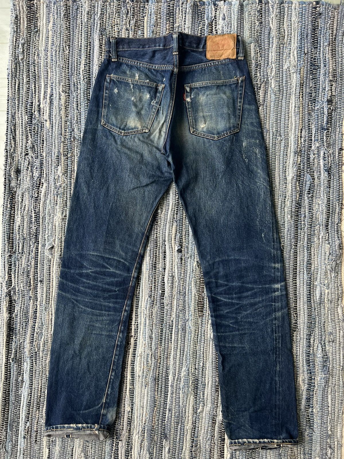Denime 1990s Denime Kyoto Orizzonti Beautiful Faded Selvaged Denim Size US 30 / EU 46 - 2 Thumbnail