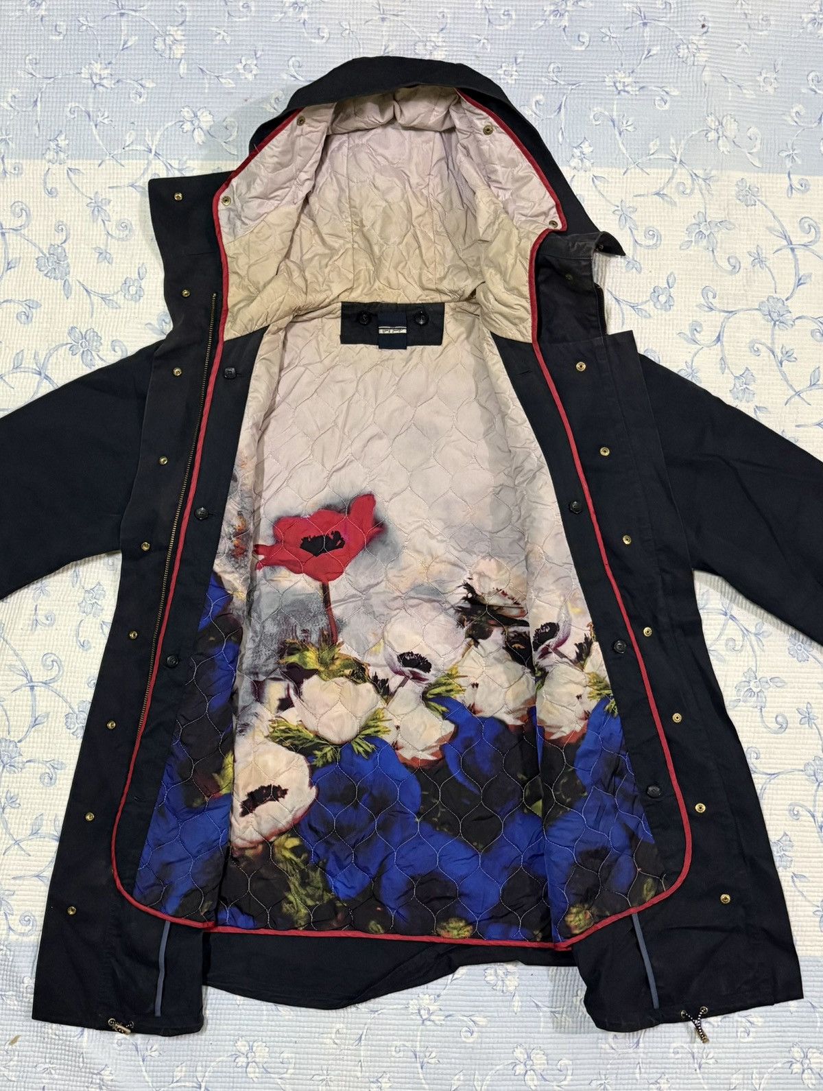 Paul Smith Paul Smith Parka Floral Lining Hoodie Size US M / EU 48-50 / 2 - 7 Thumbnail