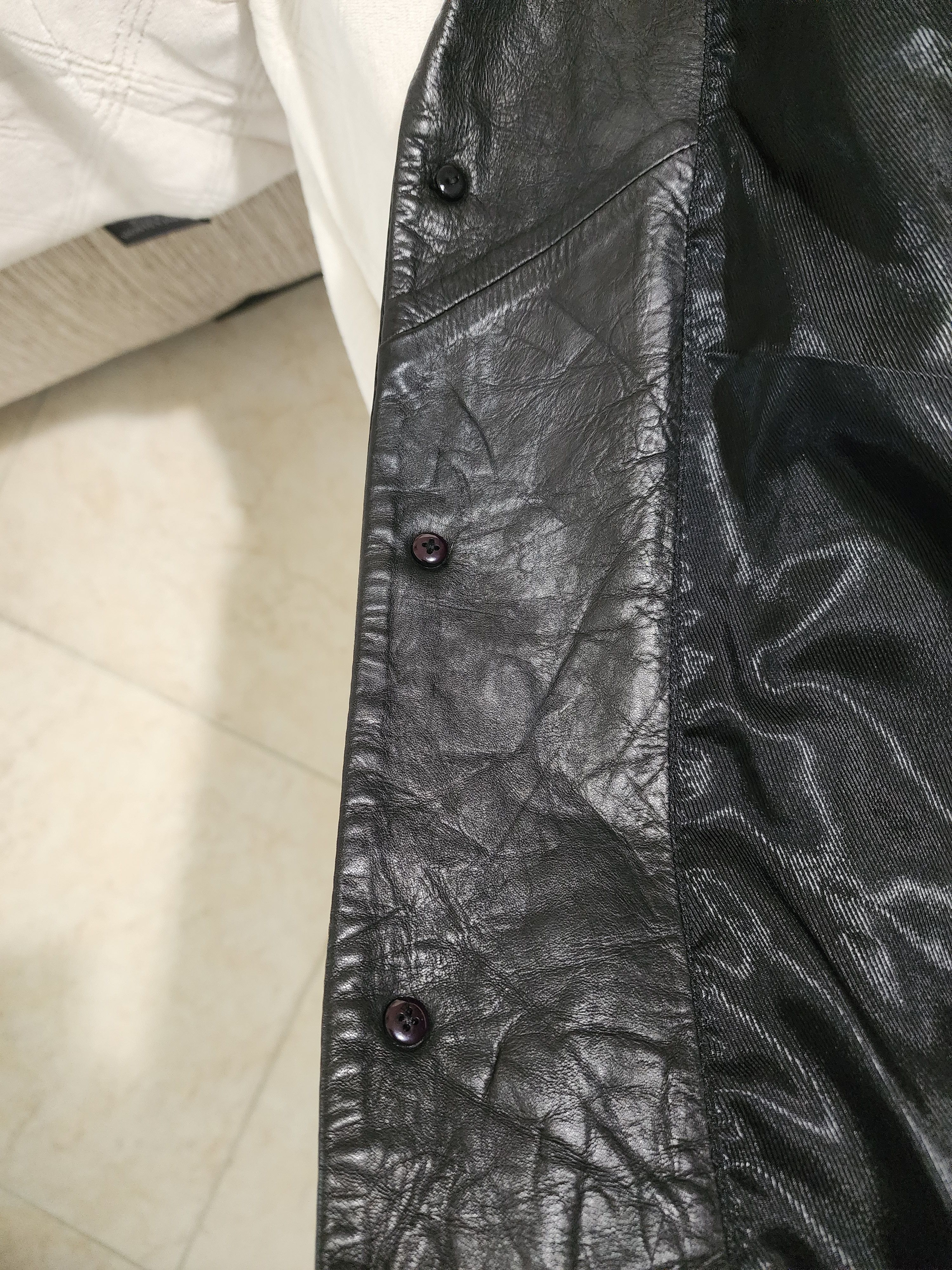 Yasuyuki Ishii Yasuyuki Ishii Cow Leather Coat Size US M / EU 48-50 / 2 - 10 Thumbnail