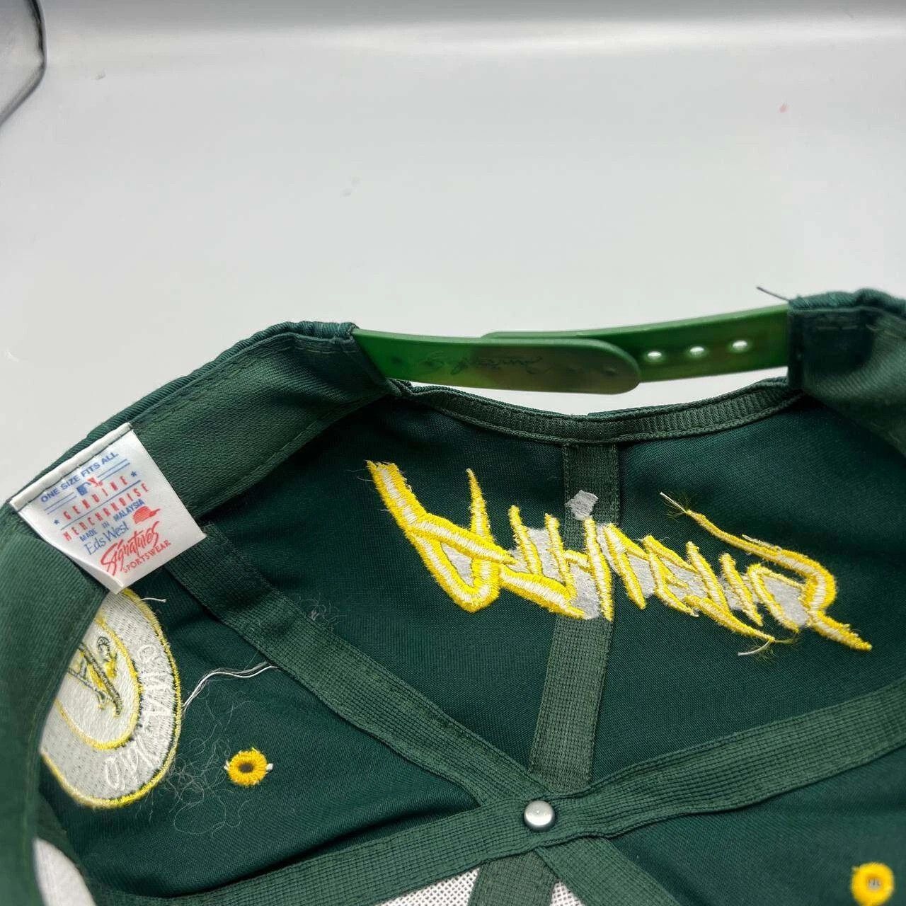 Signatures × Vintage Oakland Athletics Hat Men Signatures MLB Snap Back Cap New Size ONE SIZE - 4 Thumbnail