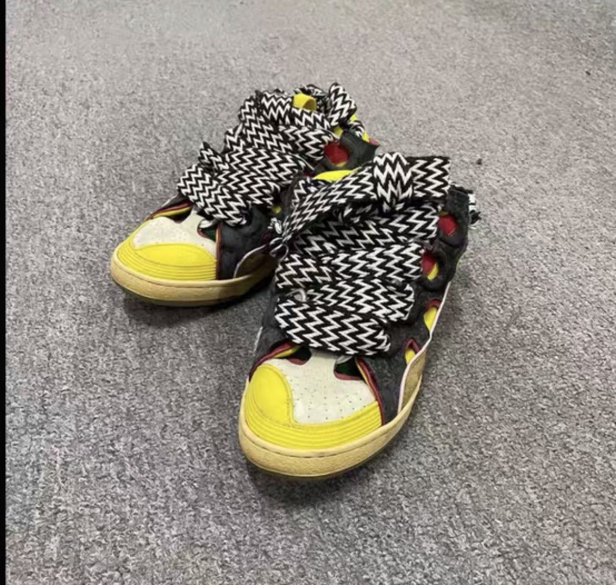 Lanvin LANVIN Yellow Curb Sneakers J40 Size US 9.5 / EU 42-43 - 1 Thumbnail