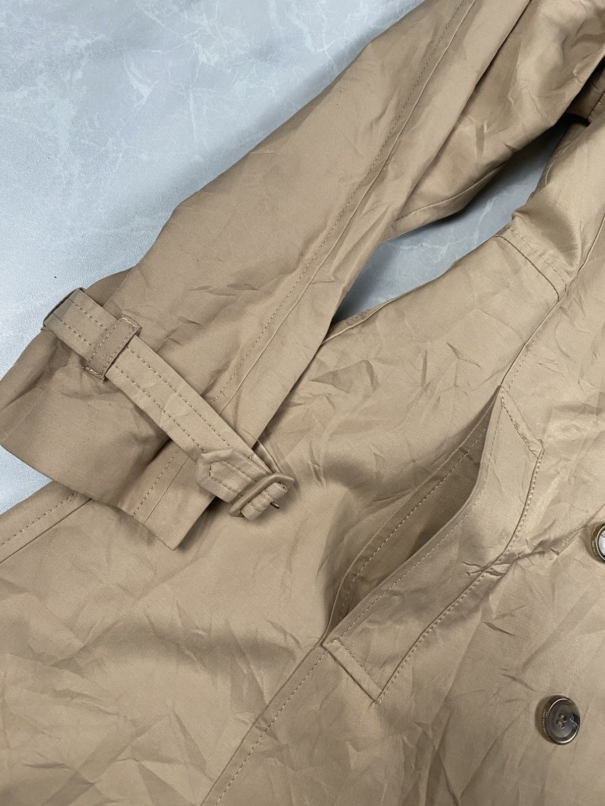 Jean Paul Gaultier Rare JPG for Sept Premieres Light Trench Coat Size M / US 6-8 / IT 42-44 - 5 Thumbnail