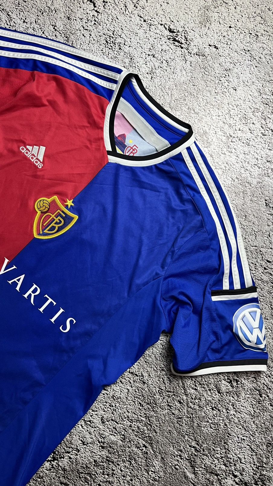 Adidas 2014-2015 FC Basel Switzerland Shkelzen Gashi adidas jersey Size US XL / EU 56 / 4 - 3 Thumbnail
