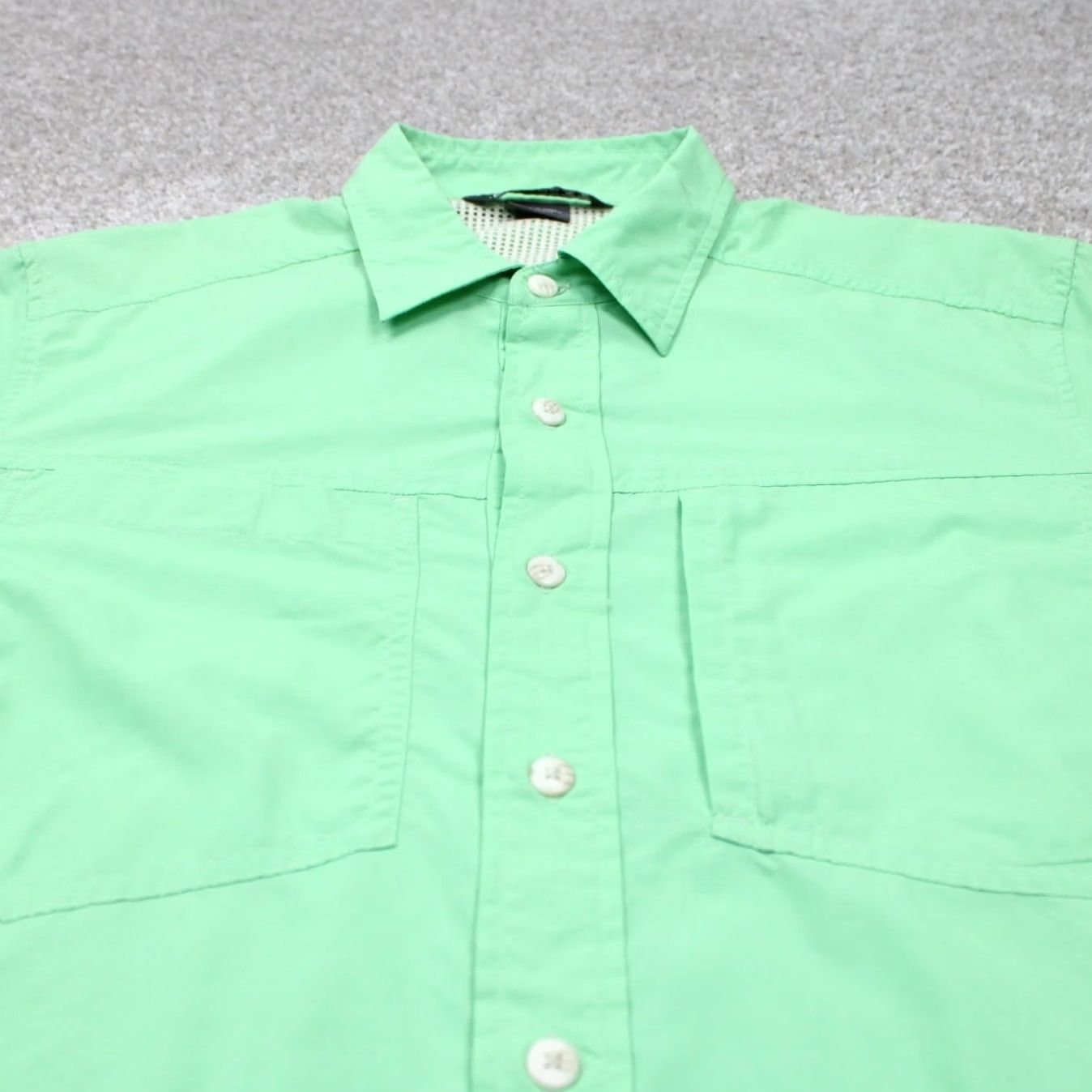 ExOfficio ExOfficio Shirt Womens Medium Green Button-Up Short Sleeve Nylon/Polyester Breathable Ventilated Outdoor Casual Size M / US 6-8 / IT 42-44 - 4 Thumbnail