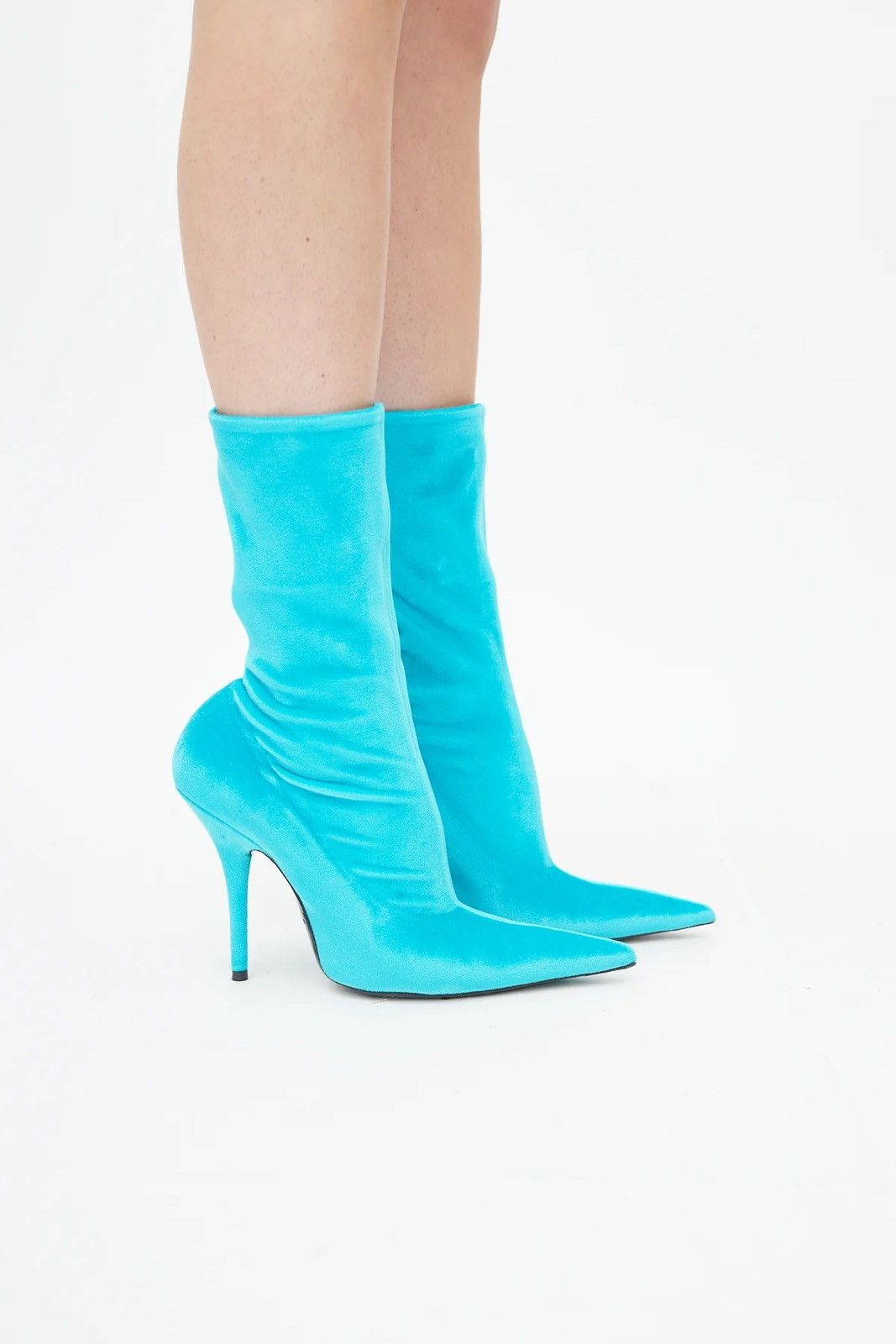 Balenciaga BALENCIAGA Velvet Printed Sock Boots Size 37 Size US 7 / IT 37 - 6 Thumbnail
