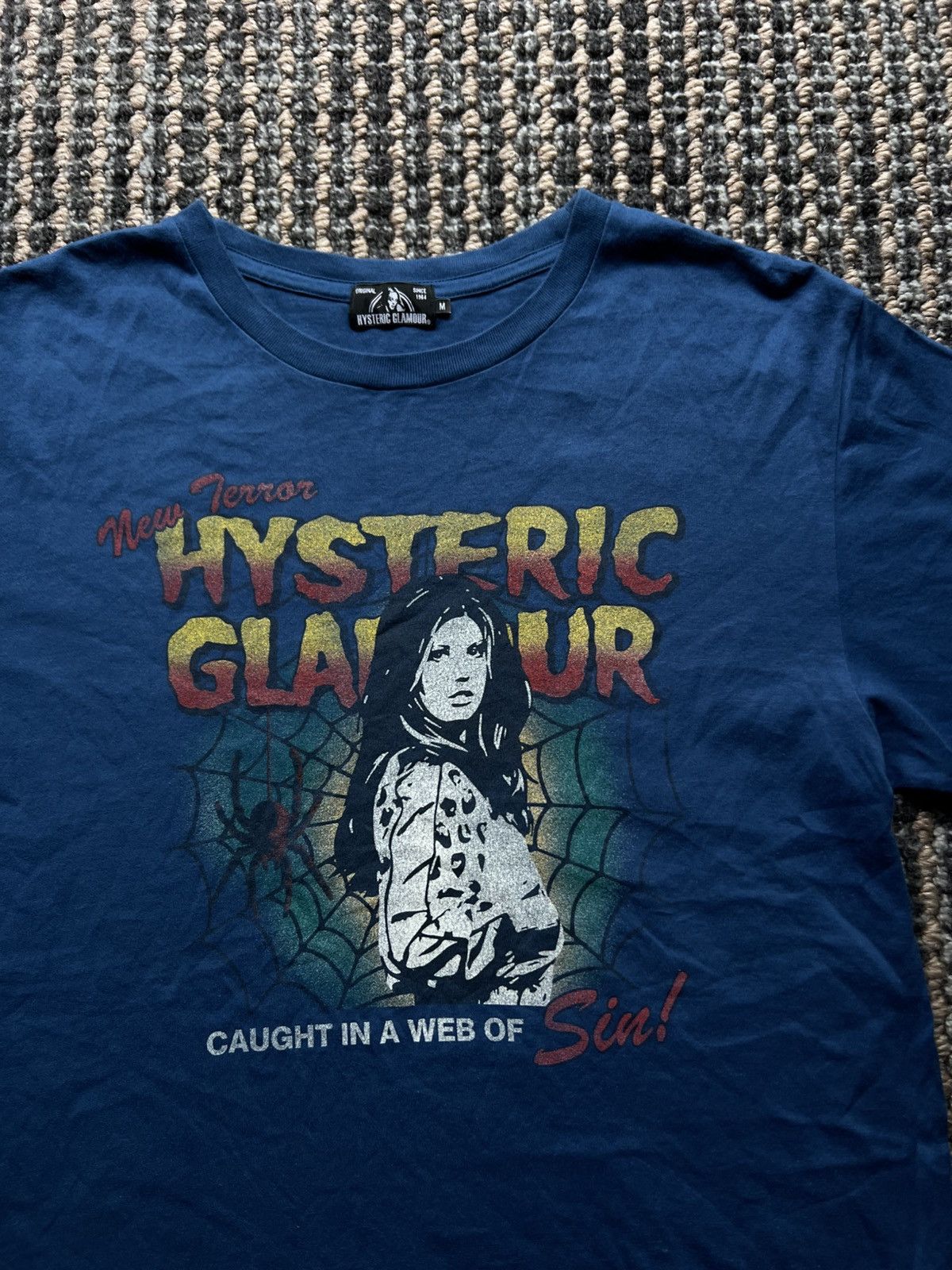 Hysteric Glamour Hysteric Glamour Caught in a Web of Sin Rare Tee Y2K Size US M / EU 48-50 / 2 - 2 Thumbnail