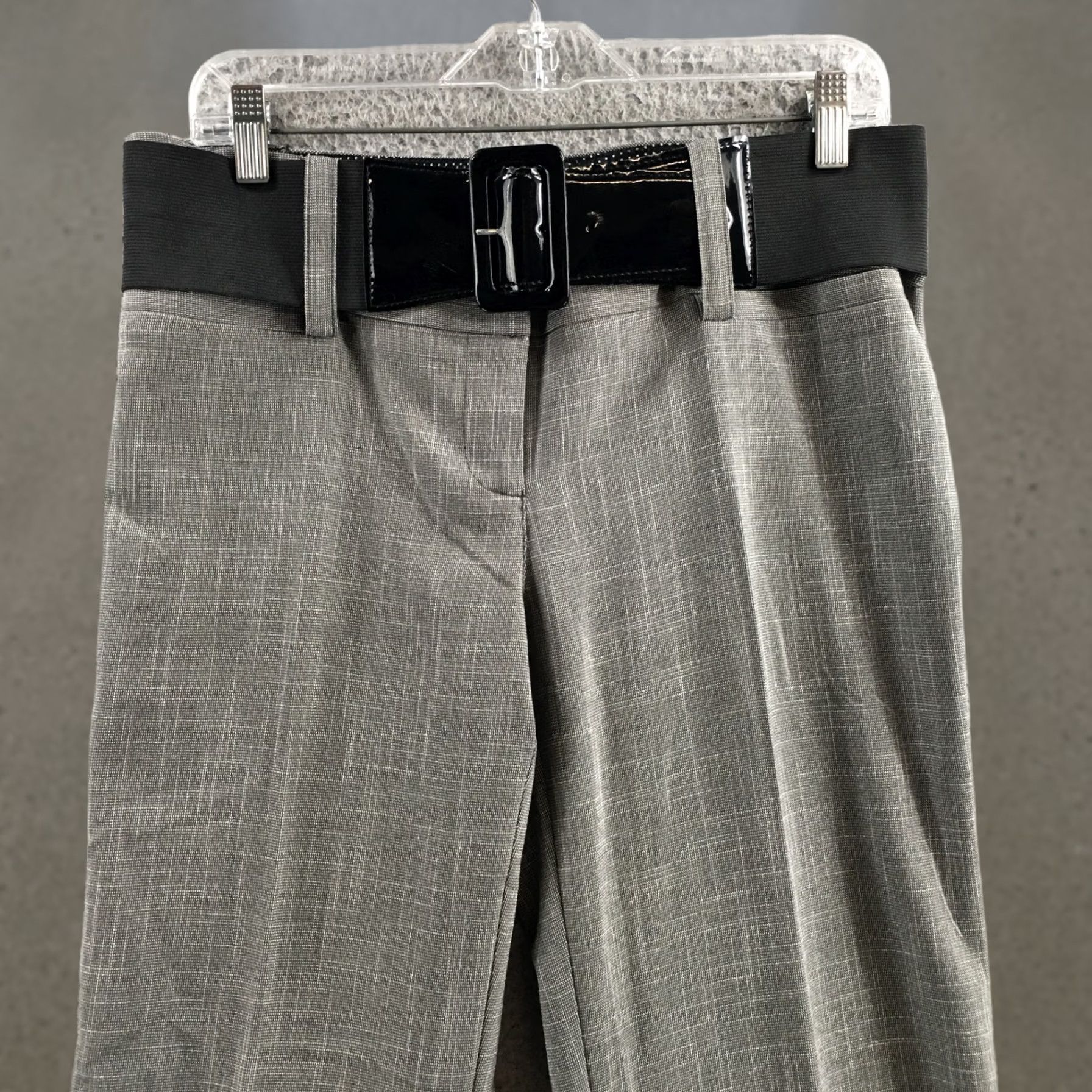 Vintage Maurices Trouser Pants Womens 9/10 Gray Plaid Hook & Loop Zip Fly Casual Shirt? Size 30" / US 8 / IT 44 - 1 Thumbnail