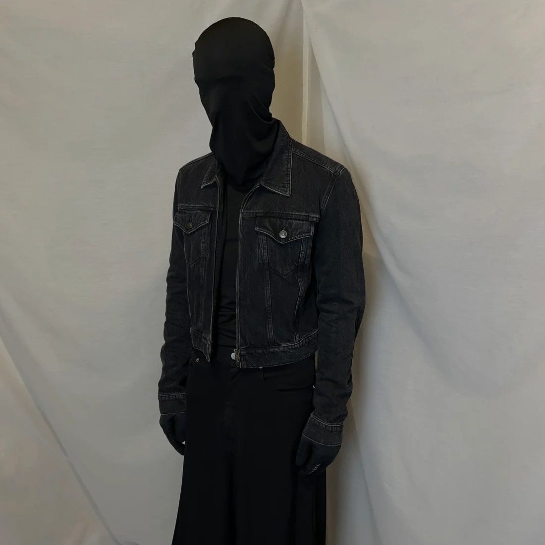 Balenciaga Balenciaga Cropped Zip Denim Jacket - AW16 Size US S / EU 44-46 / 1 - 2 Thumbnail