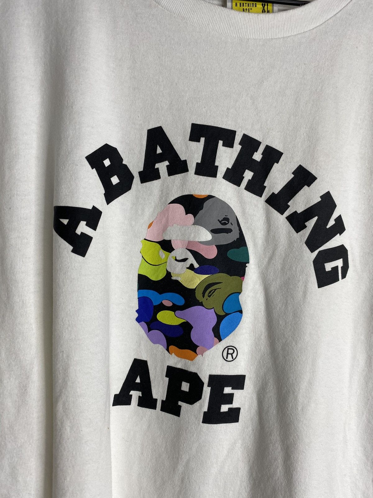 Bape A Bathing Ape Multi Camo T-Shirt Bape College Tee Fits Large Size US L / EU 52-54 / 3 - 2 Thumbnail