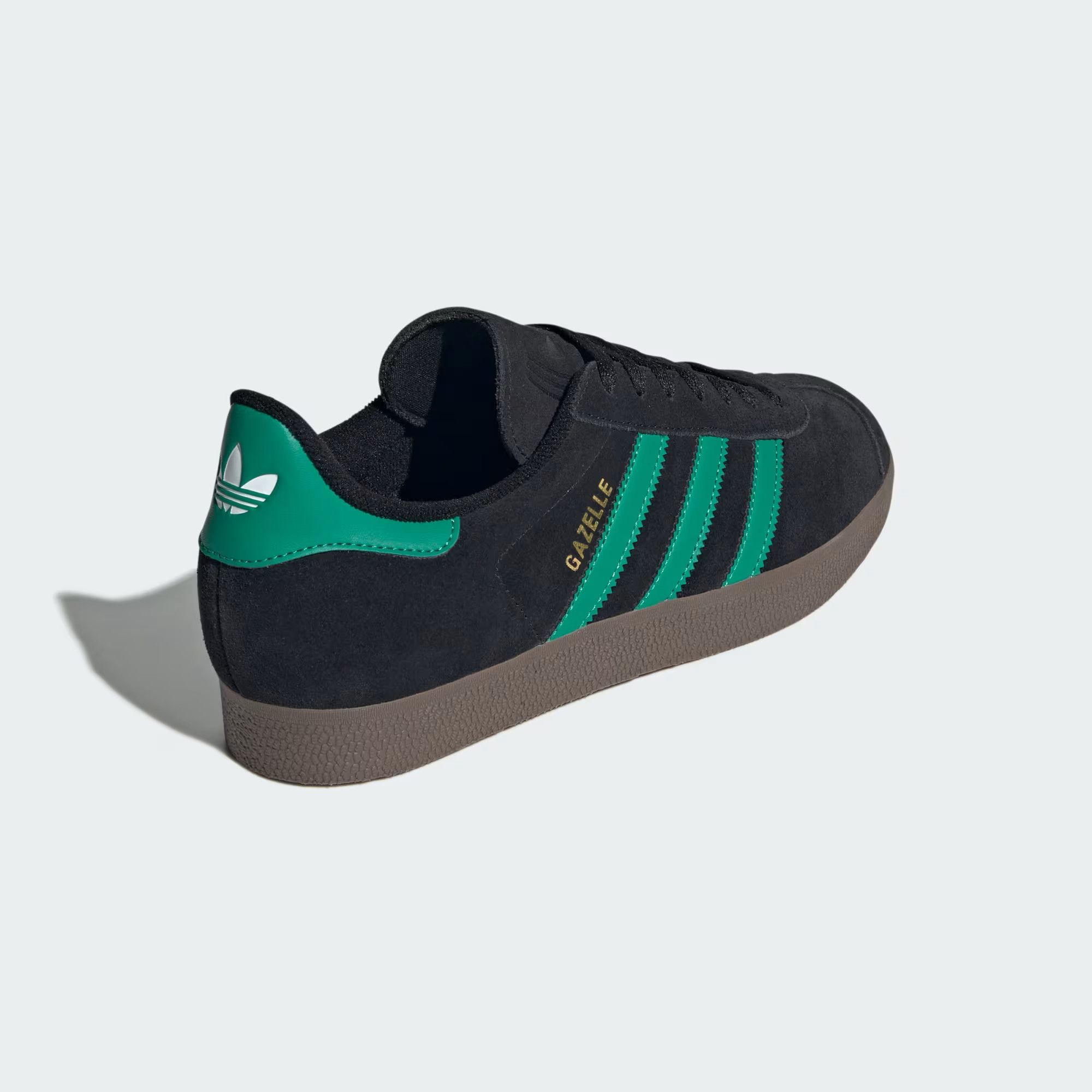 Adidas o1mle0426 Gazelle Low-Top Sneakers in Black/Green Size US 13 / EU 46 - 5 Thumbnail
