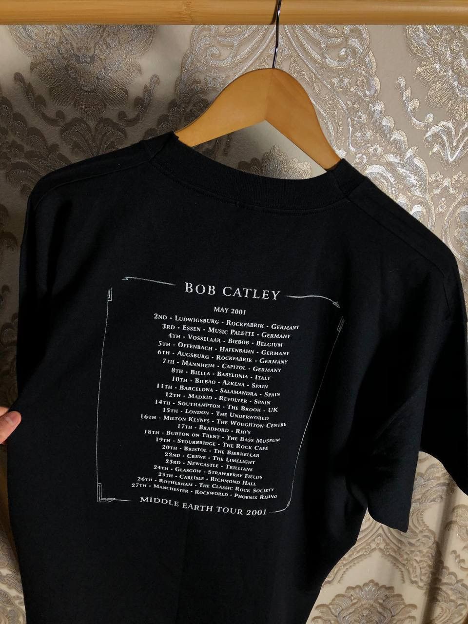 Band Tees VINTAGE BOB CATLEY WORLD TOUR ROCK T-SHIRT METAL RETRO 90s Size US XL / EU 56 / 4 - 4 Thumbnail
