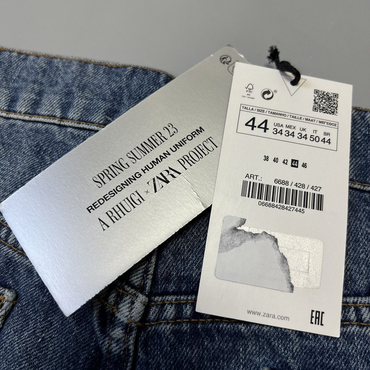 Rhude × Zara RHUDE x Zara NEW Denim Shorts logo size 34 Size US 34 / EU 50 - 20 Thumbnail