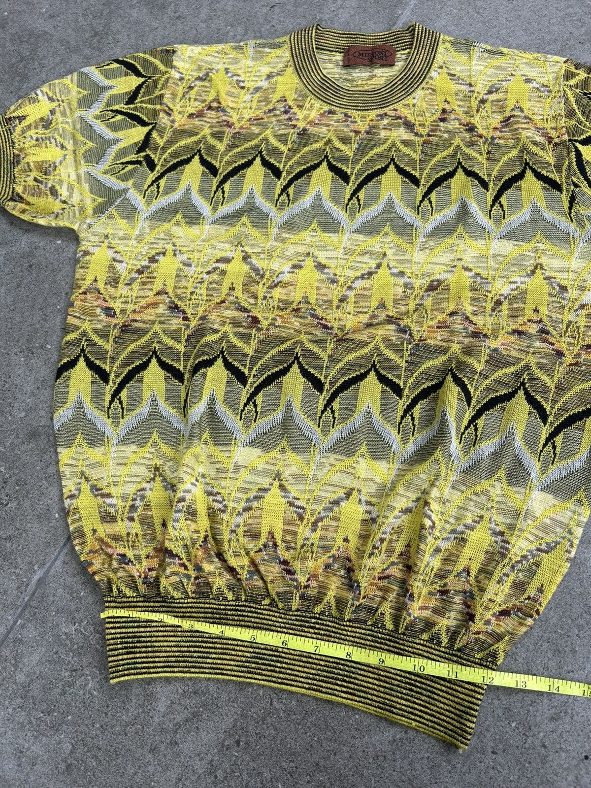 Missoni Missoni Ethnic Zig-zag Pattern Knit Short Sleeve Sweater Size M / US 6-8 / IT 42-44 - 13 Thumbnail