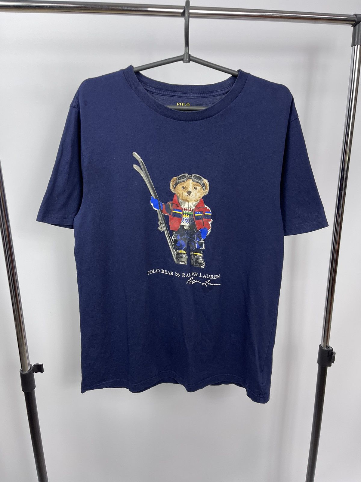 Polo Ralph Lauren Polo Ralph Lauren Mens Polo Bear T-Shirt M Blue USA Size US M / EU 48-50 / 2 - 1 Thumbnail