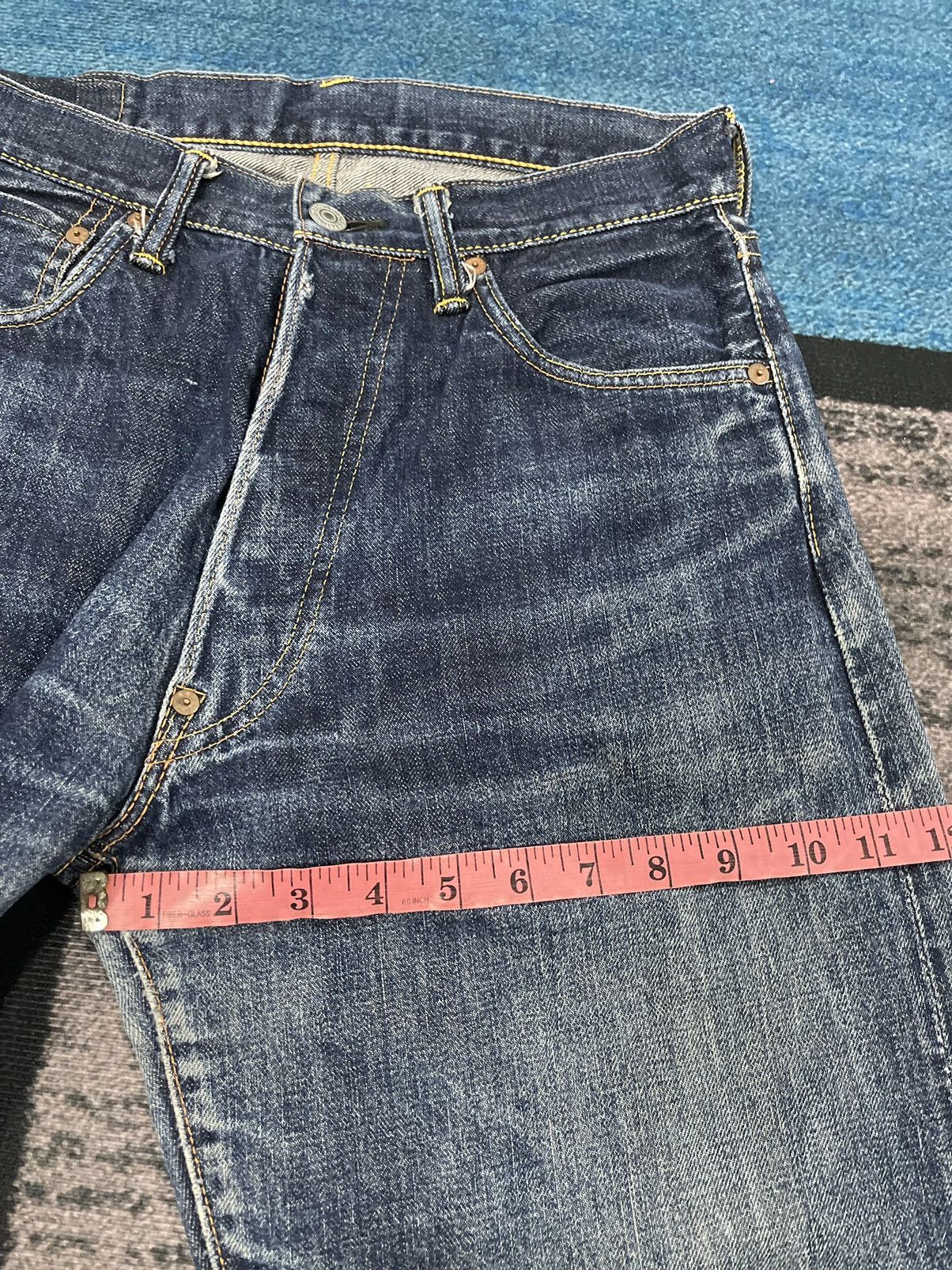Evisu Vintage Evisu No.2 Selvedge Distressed Denim Pants Size US 29 - 15 Thumbnail
