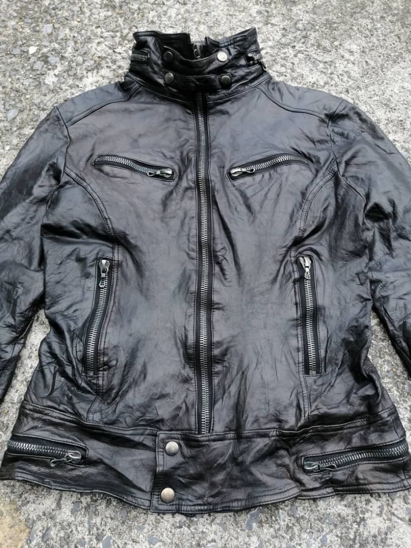 Japanese Brand × Shellac Shellac Made In Japan Bikers / Punk Style Leather Jacket Size US S / EU 44-46 / 1 - 14 Thumbnail