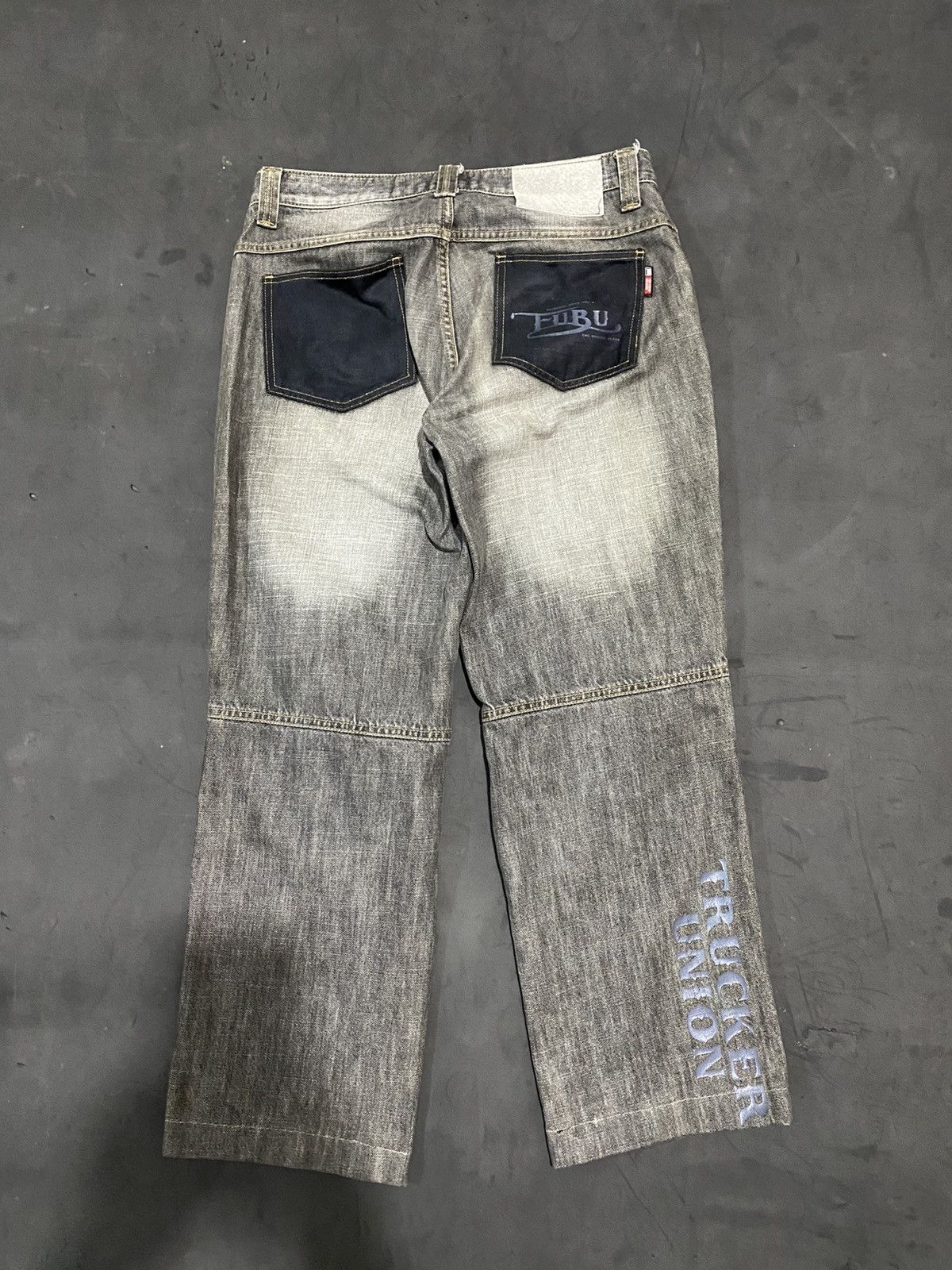 Japanese Brand 🖤BLACKDAY🖤Fubu Japanese Baggy Pants Skateboard Size US 31 - 4 Thumbnail