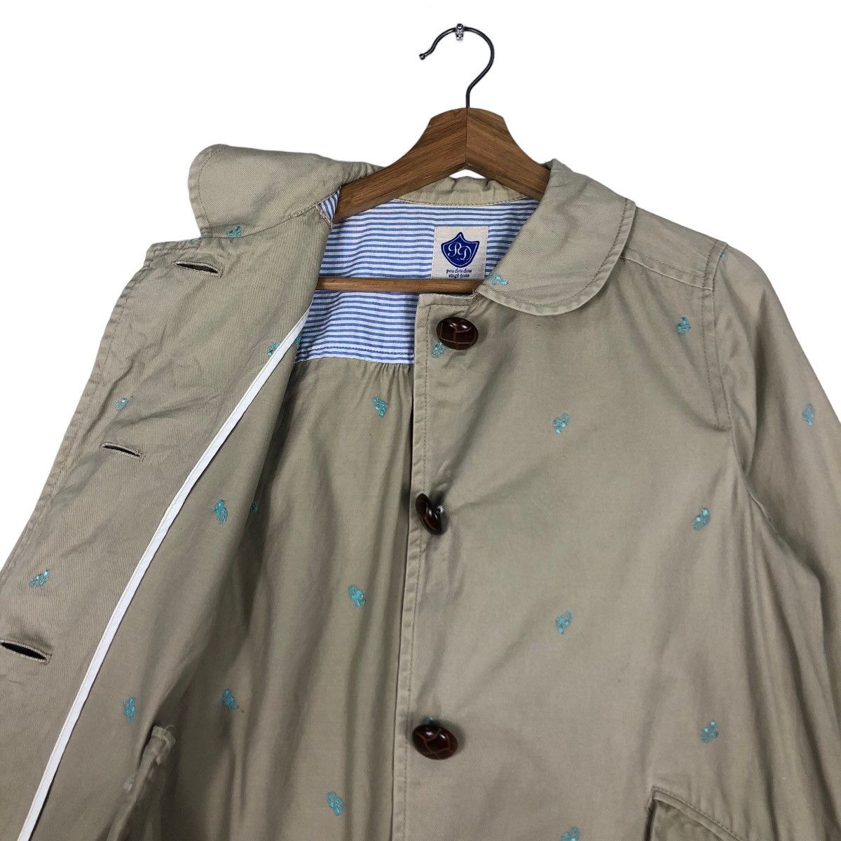 Issey Miyake Vtg Chore Jacket Pou Dou Dou Polkadot Full Print Japan Made Size US M / EU 48-50 / 2 - 10 Thumbnail