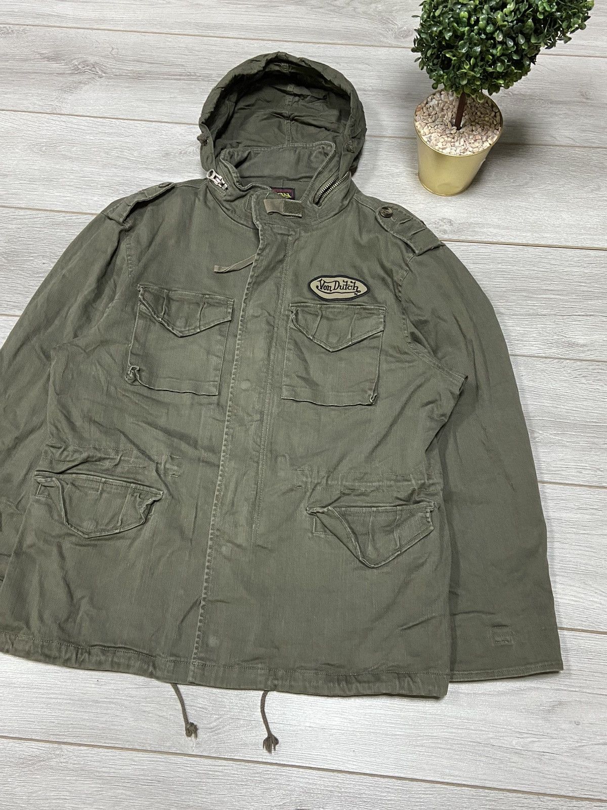 Von Dutch Von Dutch 2 in 1 moto bike girl RARE vintage jacket + Lining Size US L / EU 52-54 / 3 - 7 Thumbnail