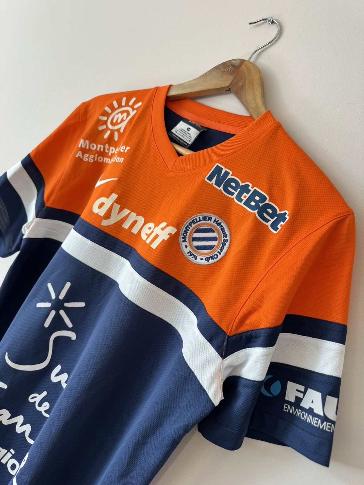 Nike Stambouli #22 Montpellier 2013-2014 Home Soccer Jersey Shirt Size US M / EU 48-50 / 2 - 9 Thumbnail