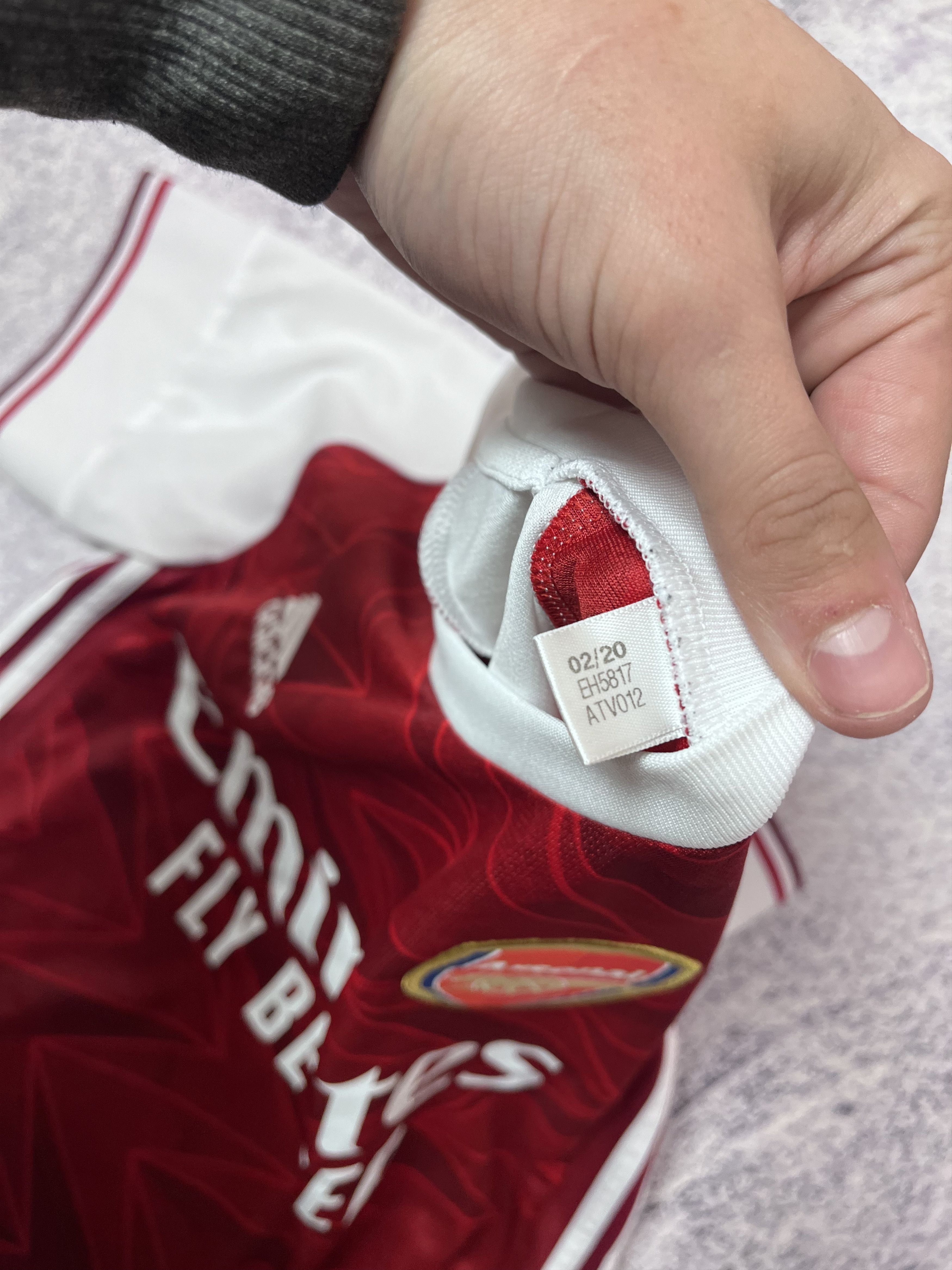 Adidas Mens soccer jersey Adidas FC Arsenal size S Size US S / EU 44-46 / 1 - 4 Thumbnail