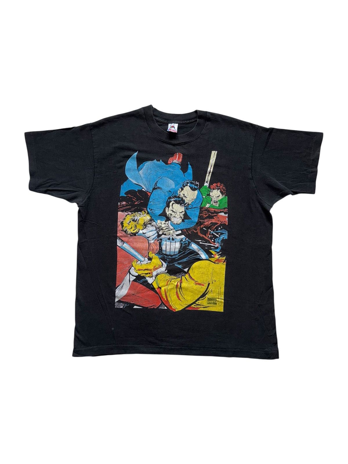 Fruit Of The Loom × Marvel Comics 1992 The Punisher Marvel Comic Images Romita Jr. Art XL FOTL Size US XL / EU 56 / 4 - 1 Thumbnail