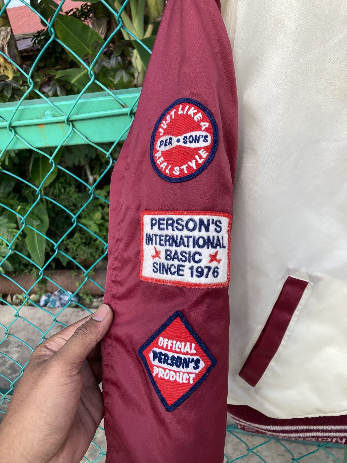PERSON'S Vintage Person’s Japan Patch Logo Varsity jacket Boxy fit Size US L / EU 52-54 / 3 - 6 Thumbnail