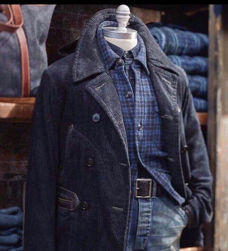 RRL Ralph Lauren RRL Ralph Lauren Vintage vintage blue dyed shirt Size US M / EU 48-50 / 2 - 5 Thumbnail