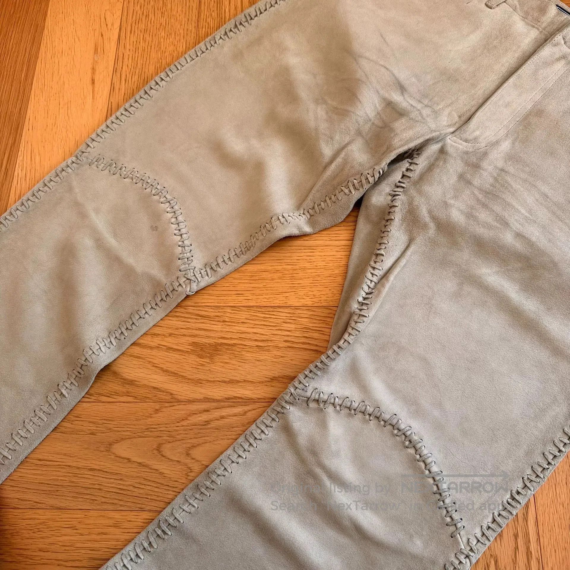RLX Ralph Lauren Vintage Western Style Suede Pants. Size US 36 / EU 52 - 3 Thumbnail