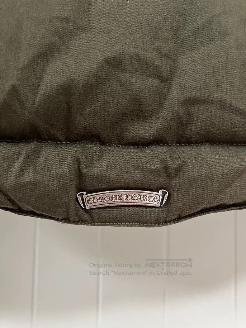 Chrome Hearts CHROME HEARTS Size M Dark green army green down jacket jack Size US M / EU 48-50 / 2 - 6 Thumbnail