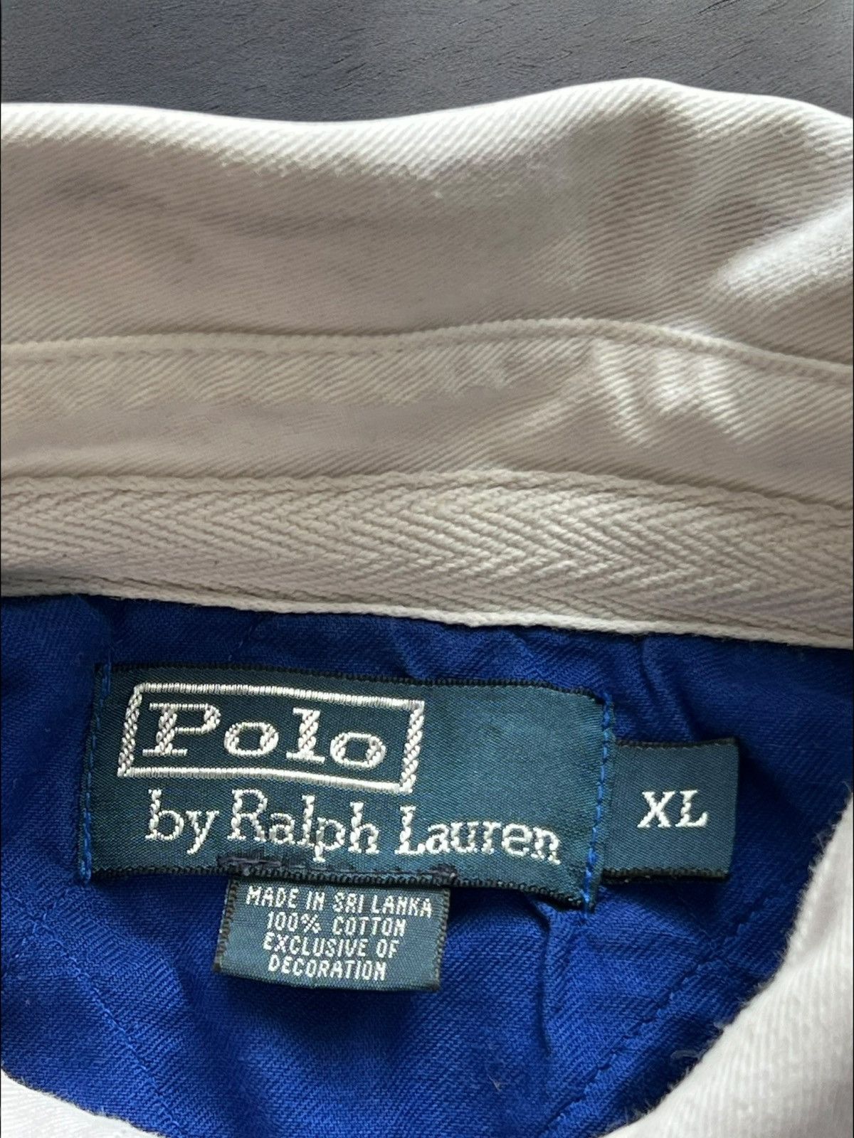 Polo Ralph Lauren × Vintage Vintage Y2K Polo Ralph Lauren #3 Chief Keef Royal Rugby Polo Size US XL / EU 56 / 4 - 5 Thumbnail