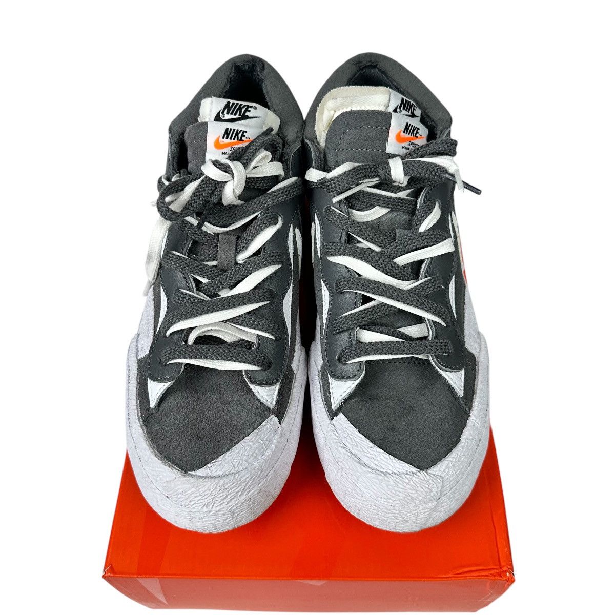 Nike × Sacai Nike Blazer Low Sacai Iron Grey White Size 9.5 Size US 9.5 / EU 42-43 - 5 Thumbnail