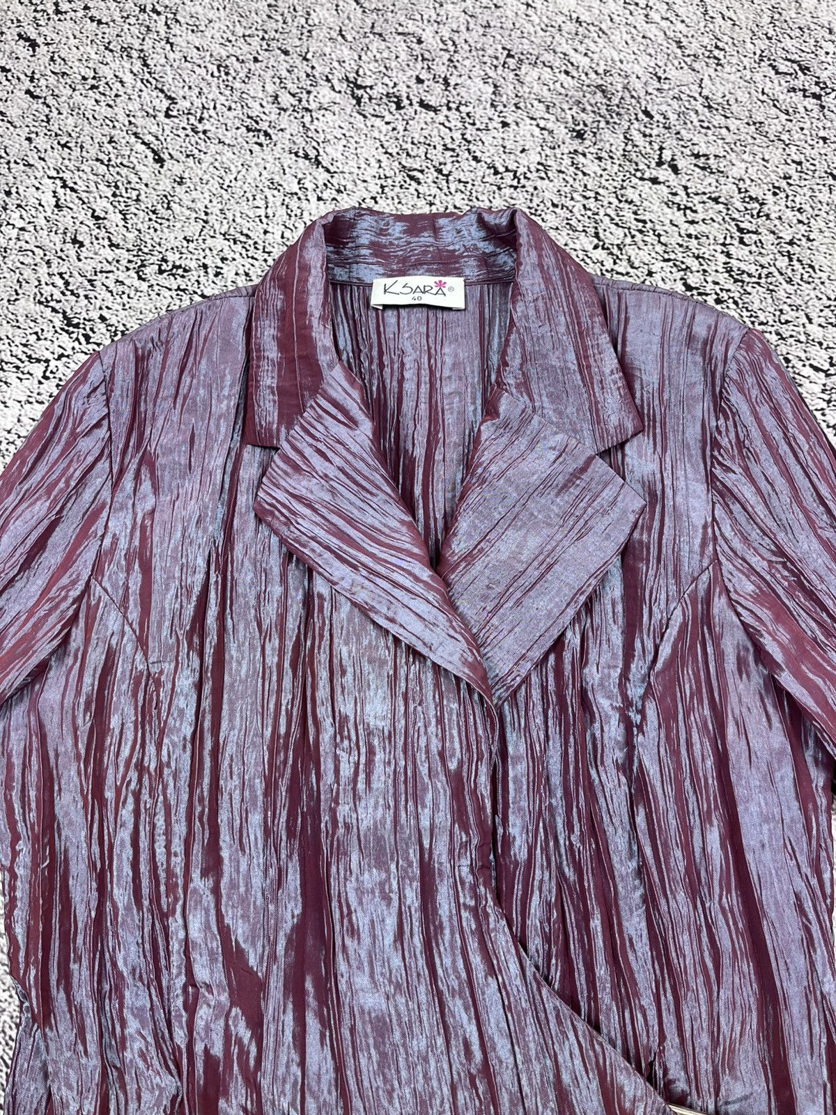 Japanese Brand Vintage Glamour Metal Blazer Avant Garde size 40 streetwear Size S / US 4 / IT 40 - 4 Thumbnail