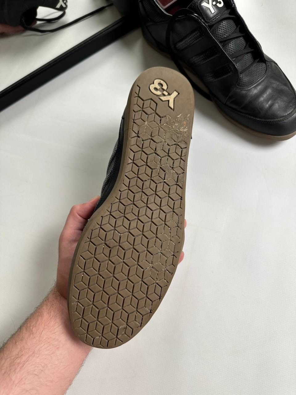 Adidas × Y-3 Vintage 00s Yohji Yamamoto Y-3 Leather Adidas Shoes🔥 Size US 10.5 / EU 43-44 - 7 Thumbnail