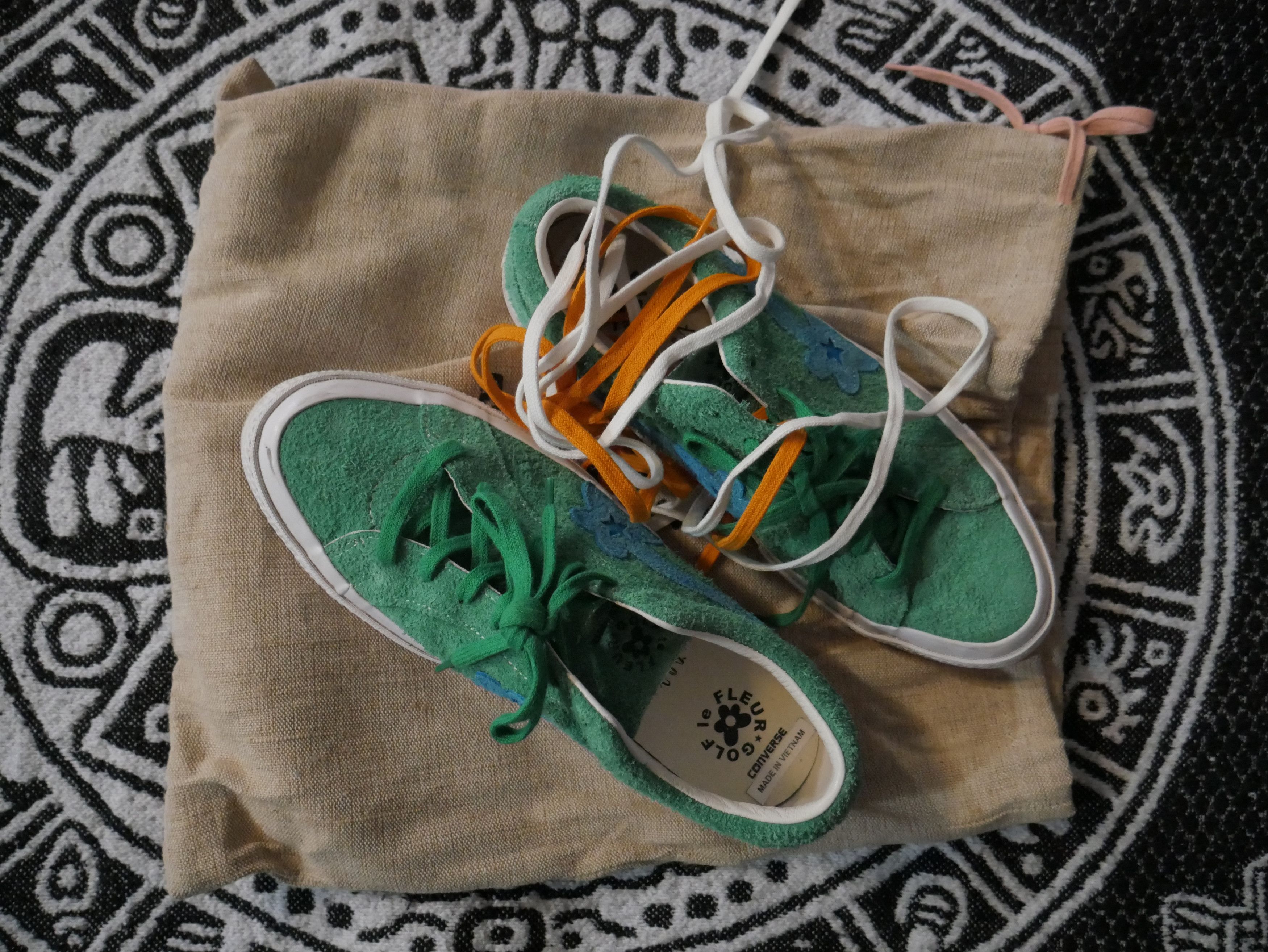 Converse × Golf le Fleur "Jolly Green" Golf Le Fleur Converse Size US 11 / EU 44 - 1 Thumbnail