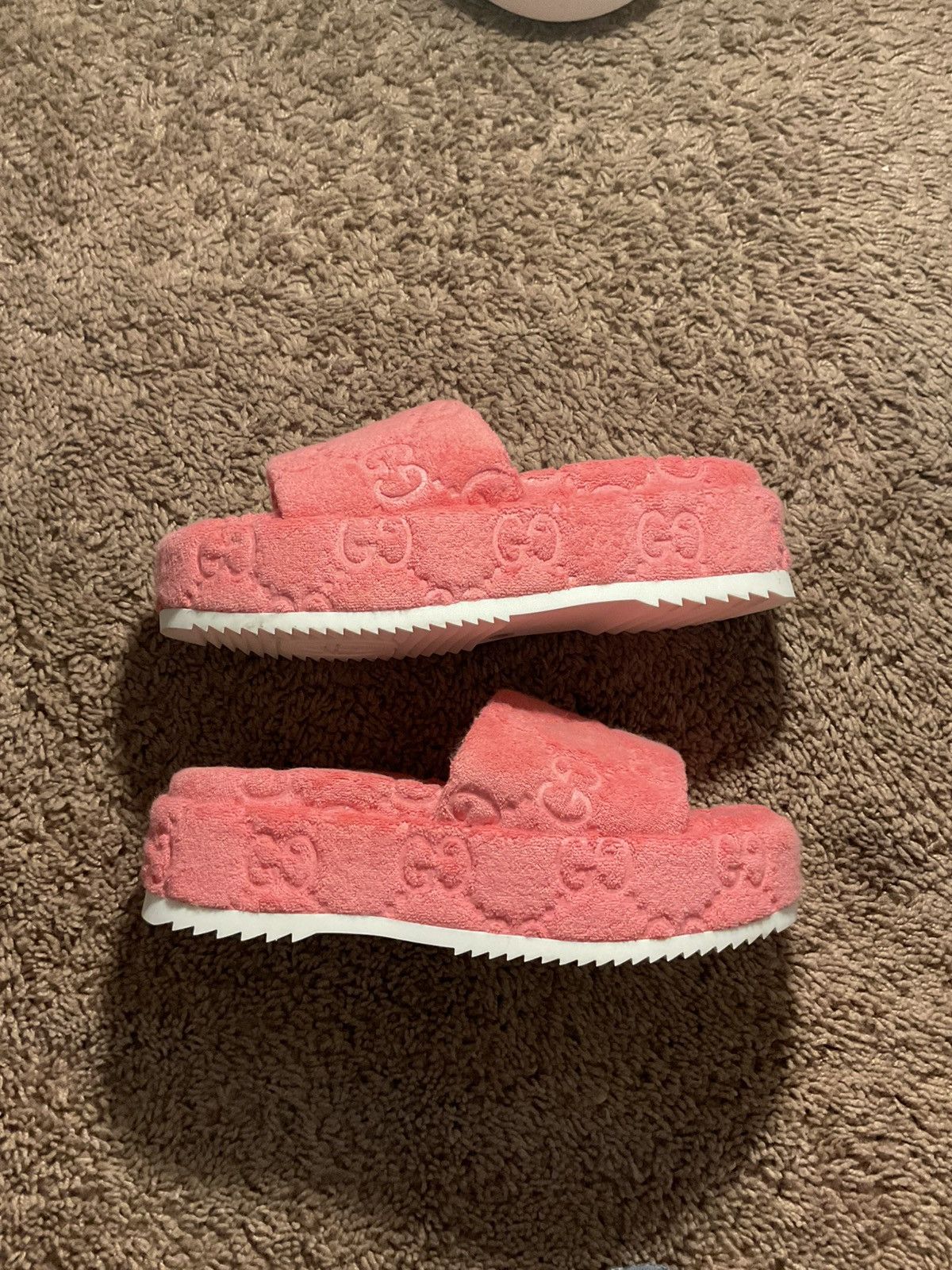 Gucci Gucci Women’s Platform Sandals ‘Wild Rose’ Size US 4.5 / IT 34.5 - 2 Thumbnail
