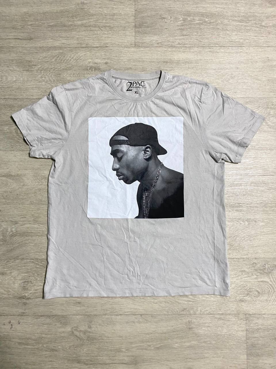 Band Tees 2PAC rap tee big print hip hop Size US XL / EU 56 / 4 - 1 Thumbnail
