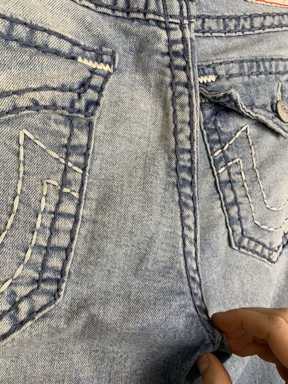 True Religion Rocco Relaxed Skinny Distressed Denim Jeans