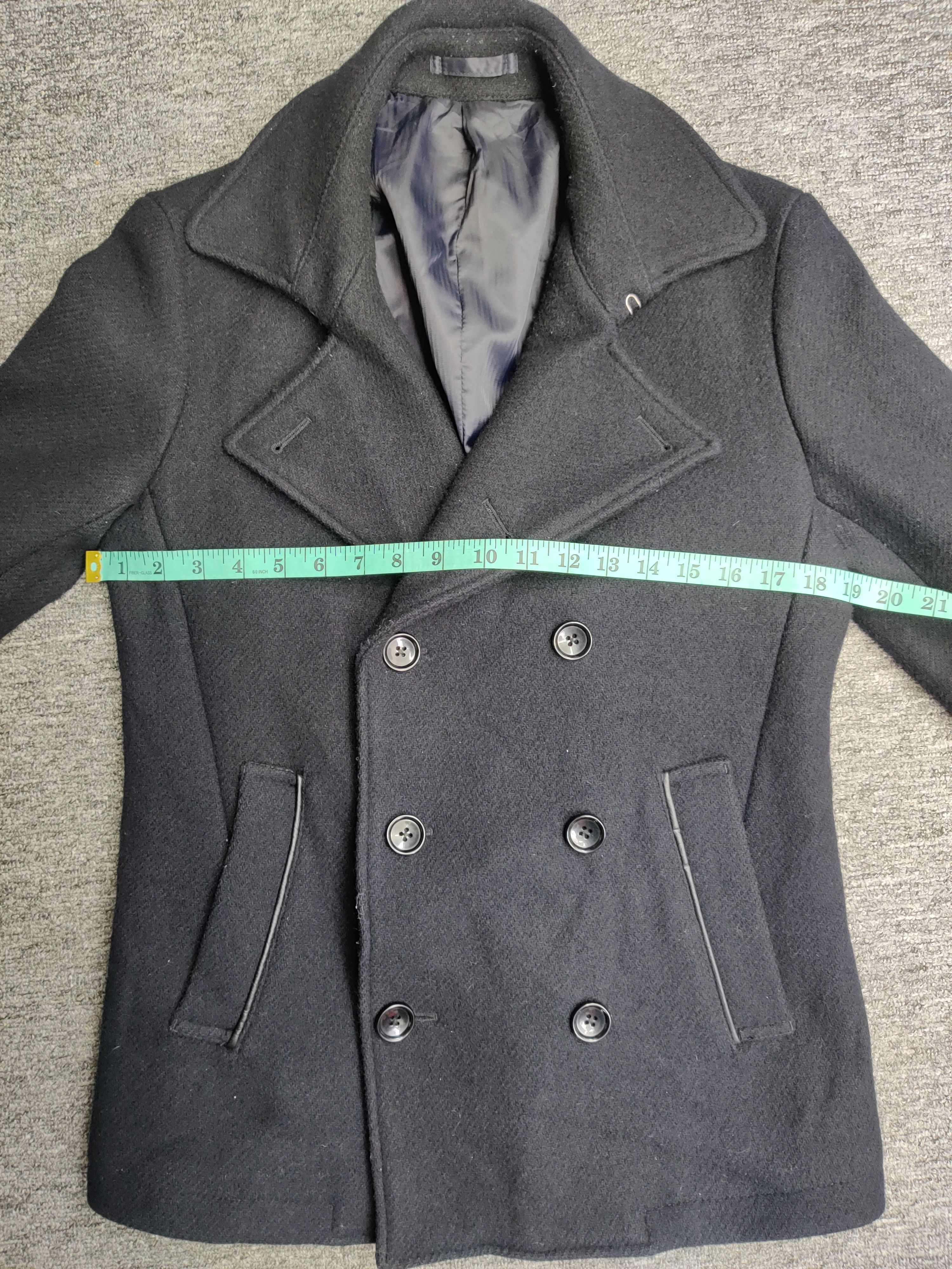 Tornado Mart Zero By Tornado Mart Wool Double Breasted Coat Size US M / EU 48-50 / 2 - 15 Thumbnail