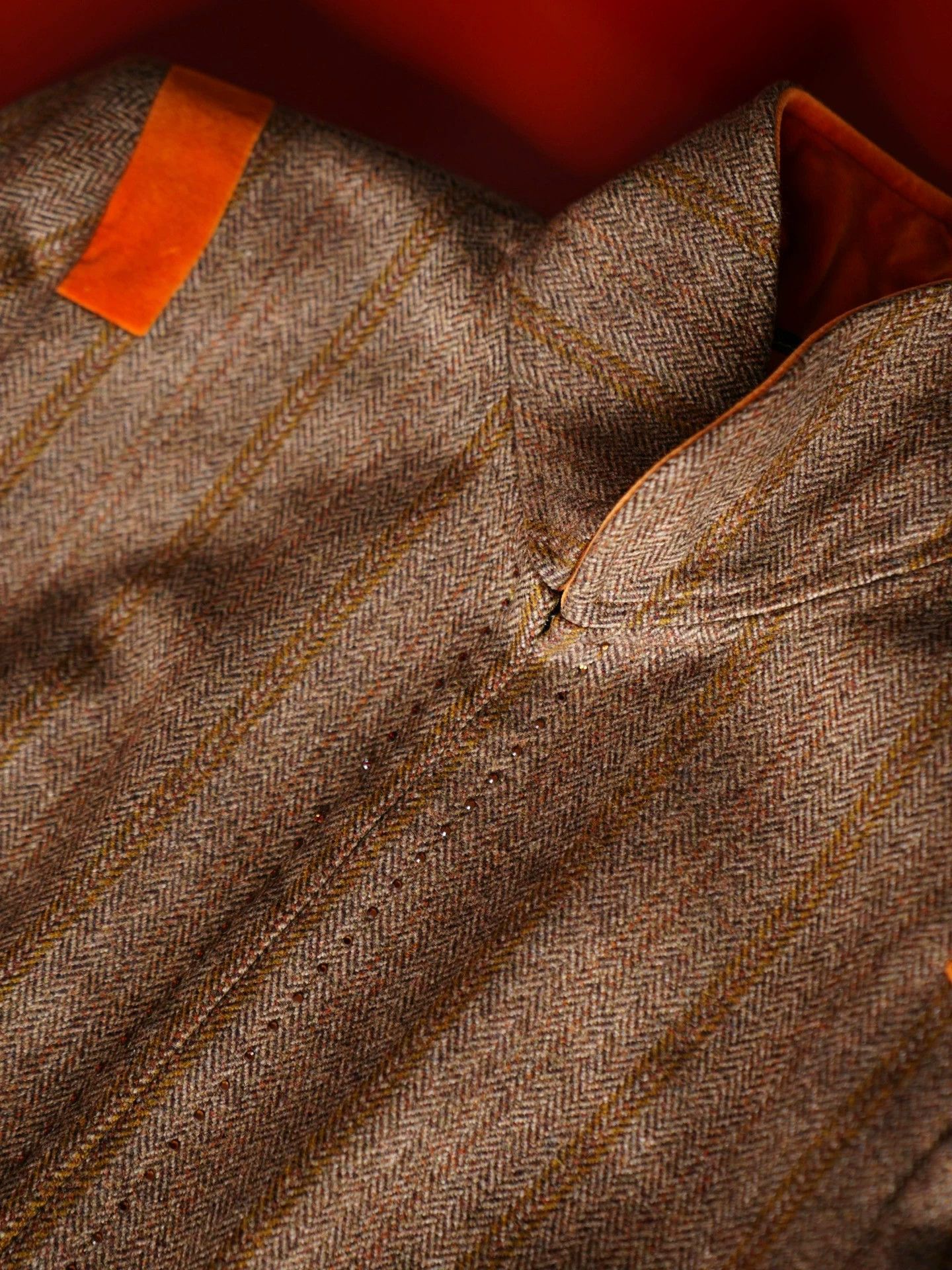 Etro Etro Vintage Warm Brown Wool Herringbone Velvet Short Blazer Size S / US 4 / IT 40 - 4 Thumbnail