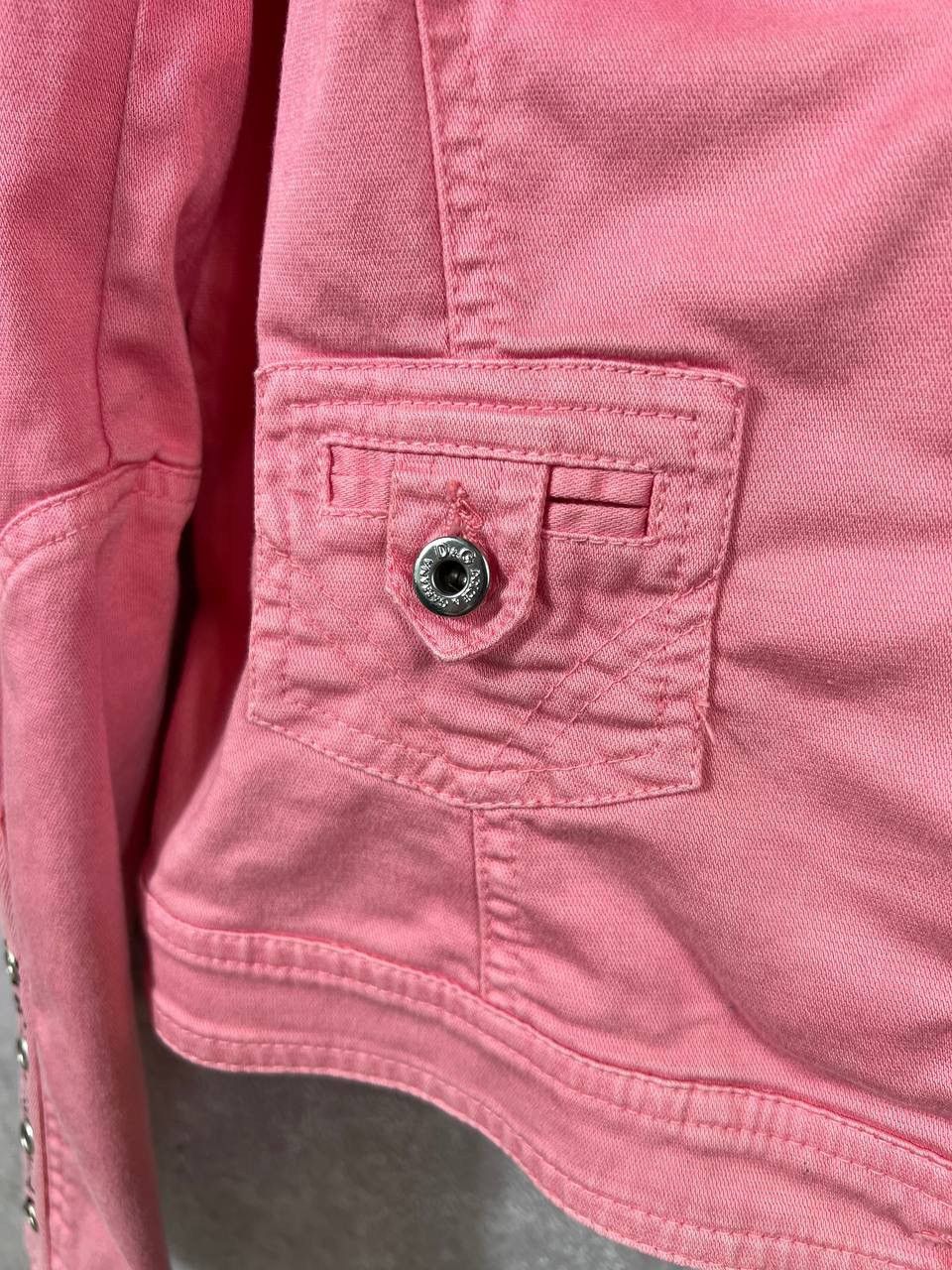 Dolce & Gabbana × Vintage Vintage Dolce Gabbana Biker Denim Jacket Size M / US 6-8 / IT 42-44 - 3 Thumbnail