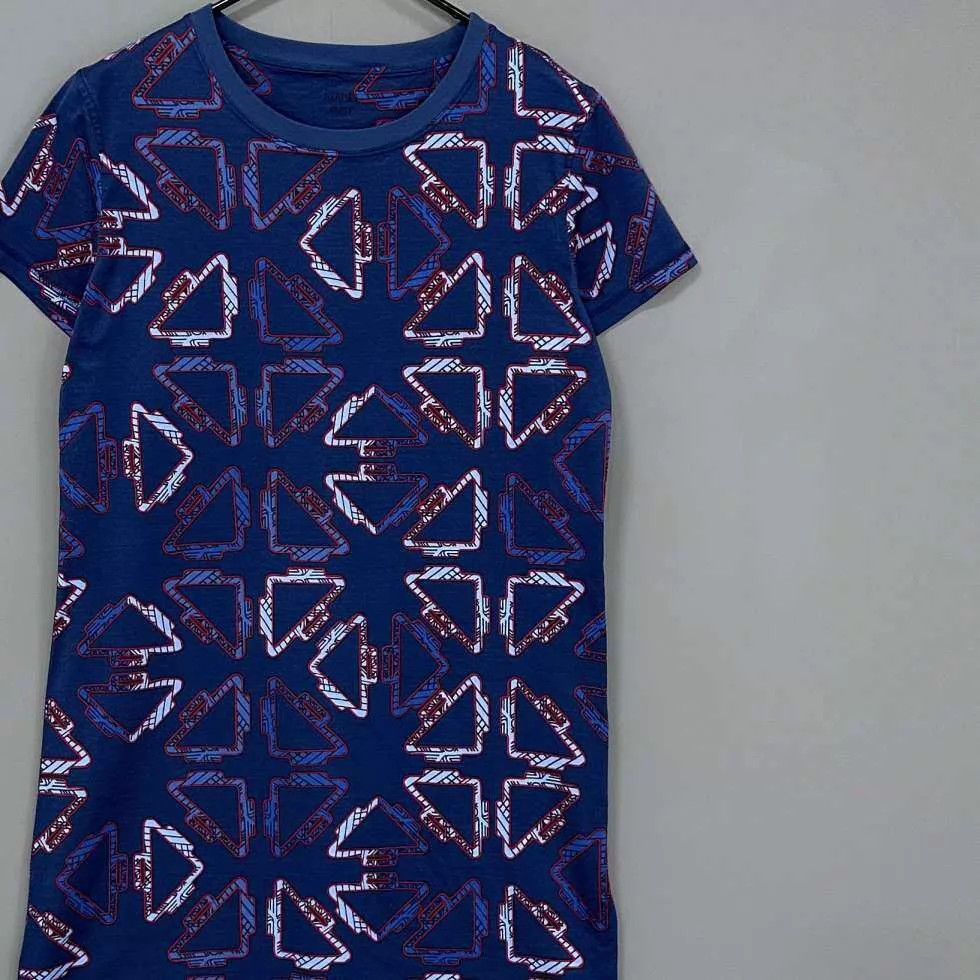 Hermes HERMES Geometric Triangle Short Sleeve Dress 34 Size XS / US 0-2 / IT 36-38 - 2 Thumbnail