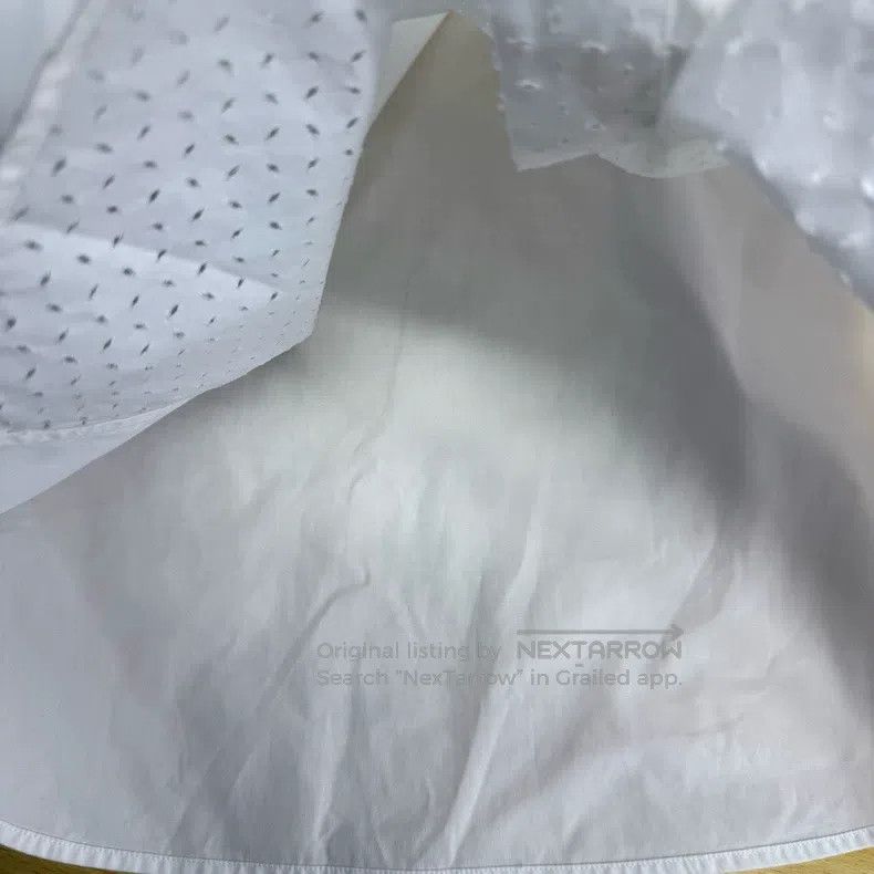 Givenchy Givenchy Size38 White Collar Single-breasted Openwork Shirt Size US M / EU 48-50 / 2 - 7 Thumbnail