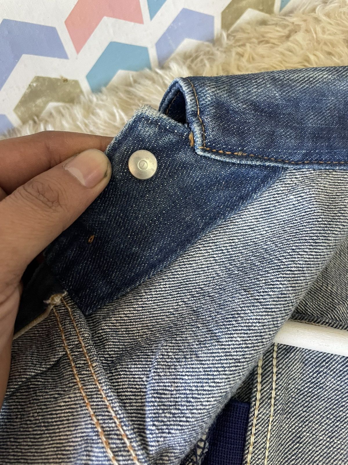 Wrangler Vintage 70-80s Wrangler Tipe one Single Pocket Size US S / EU 44-46 / 1 - 10 Thumbnail