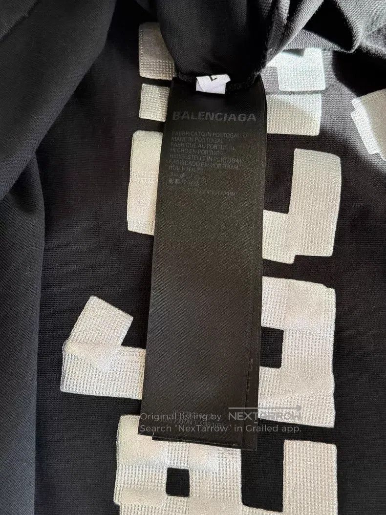Balenciaga Balenciaga Letter-printed short-sleeve T-shirt Size US L / EU 52-54 / 3 - 4 Thumbnail